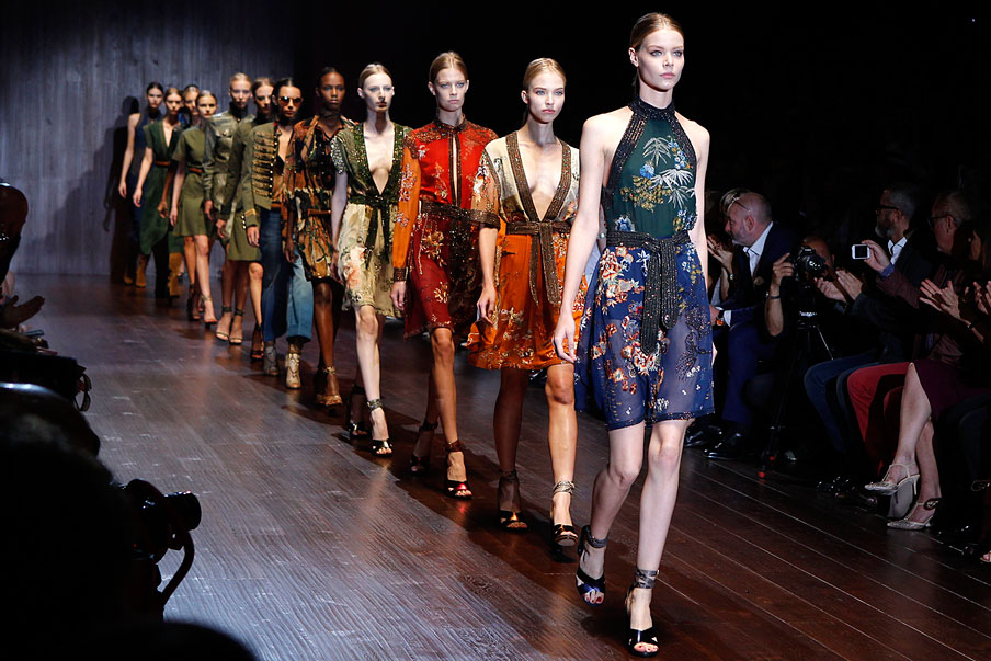 Passarela de Verão 2015 da Gucci na semana de moda de Milão ©Agência Fotosite