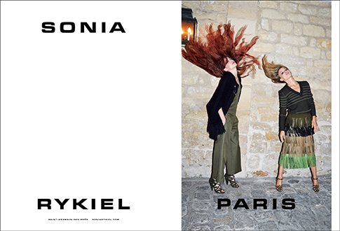 Campanha da Sonia Rykiel com styling de Alexia (Foto: Reprodução)
