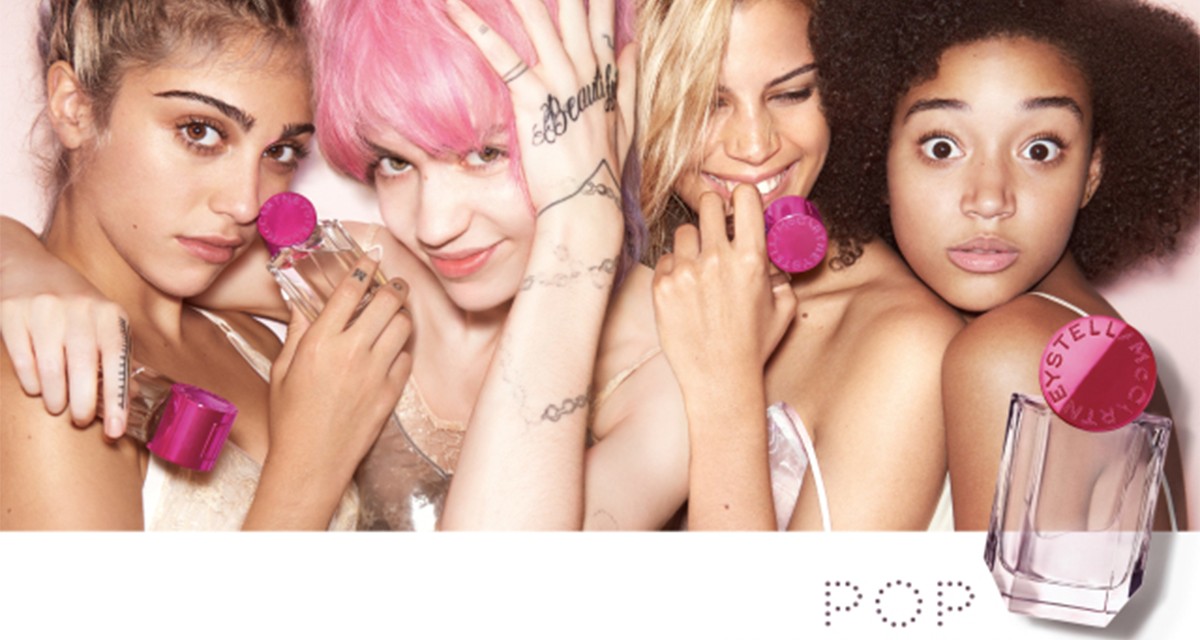 Uma das imagens da nova campanha do perfume "Pop", da Stella McCartney ©Reprodução