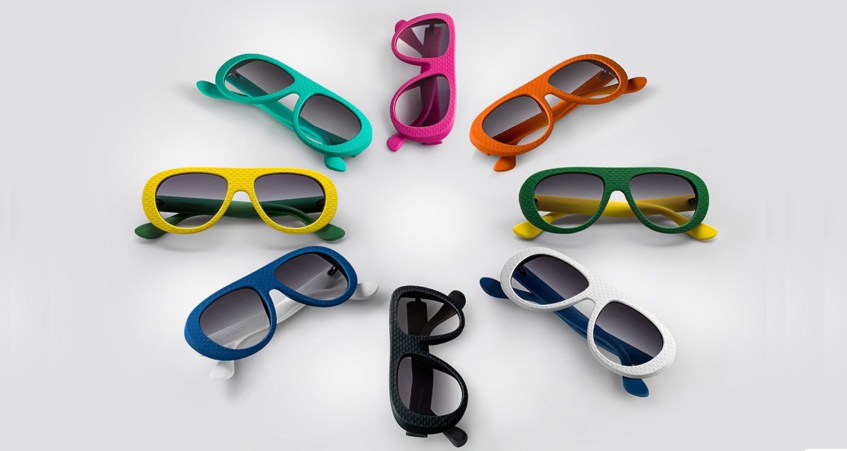 O modelo de óculos "Rio", que chega na semana que vem às lojas da Havaianas ©Reprodução