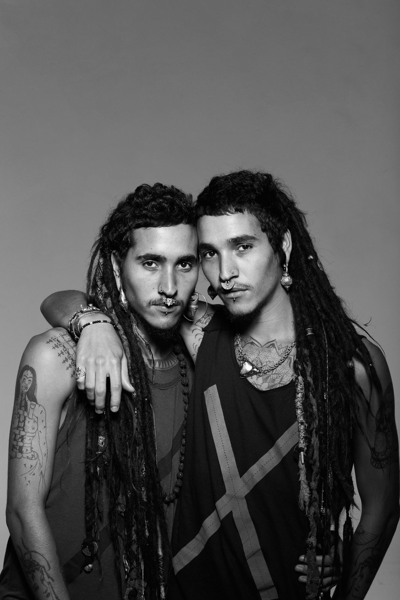 João e Paulo Ricardo, modelos da brasileira Squad