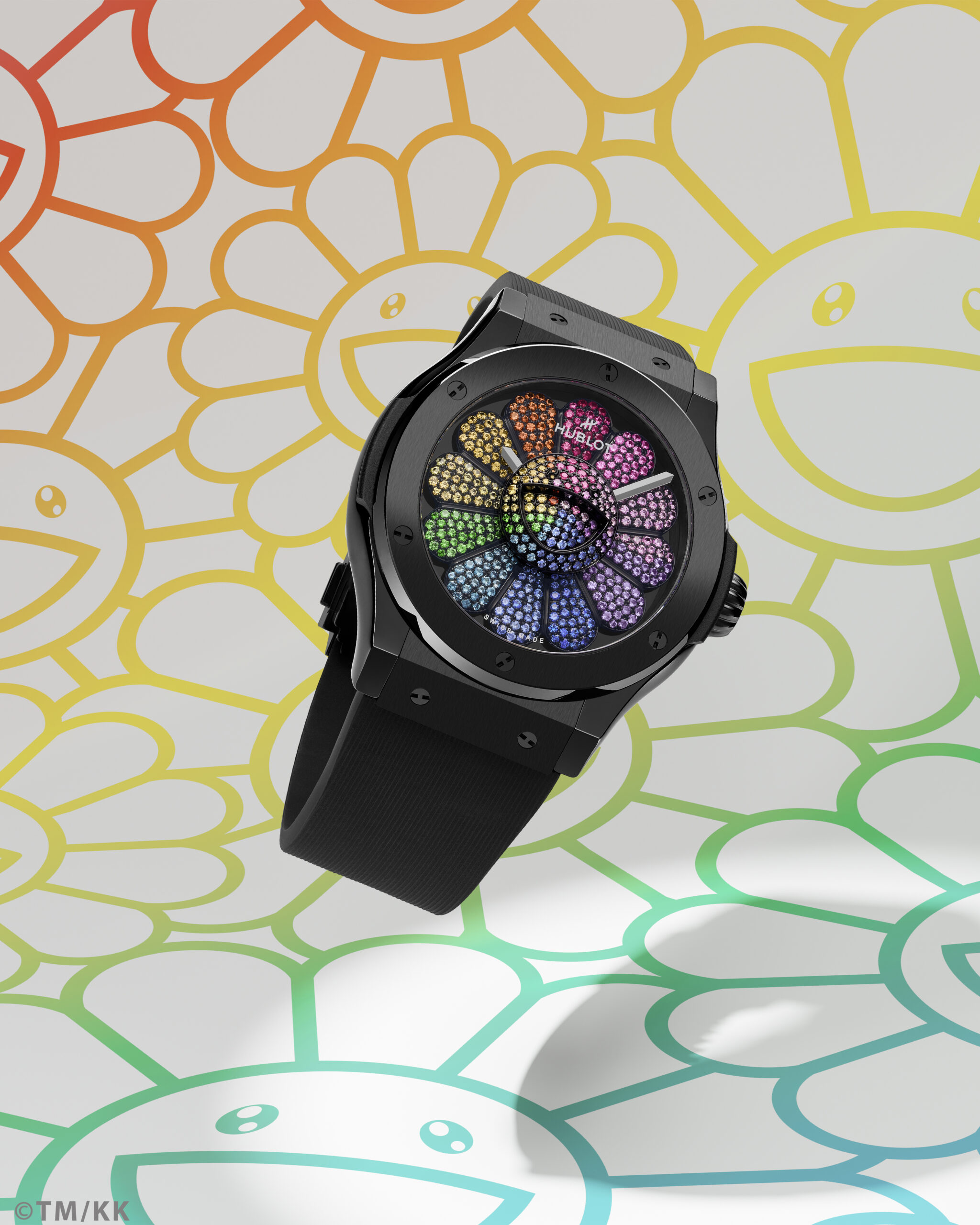 Takashi Murakami lança collab com Hublot no mundo físico e digital
Designer japonês assina 13 relógios exclusivos e 13 NFTs  baseados em desenhos japoneses.