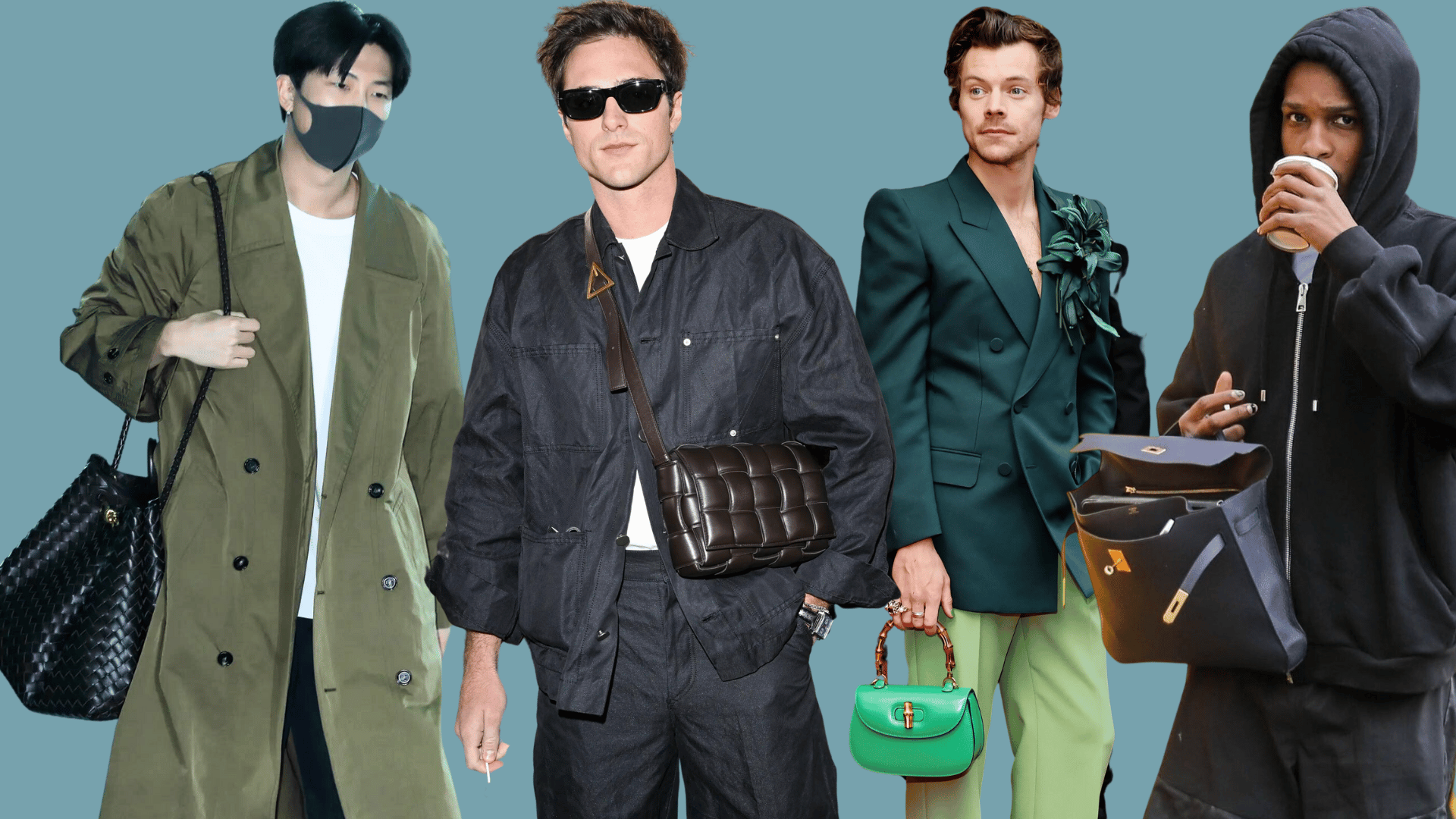 A ascensão das bolsas no guarda roupa masculino