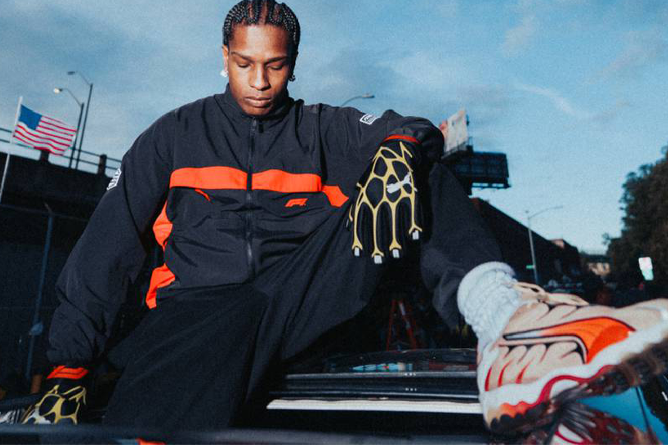 A$AP Rocky é o novo diretor criativo da Puma para parceria com a Fórmula 1
