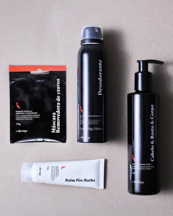 Reserva e Dermage se unem e lançam linha de produtos masculinos de skincare