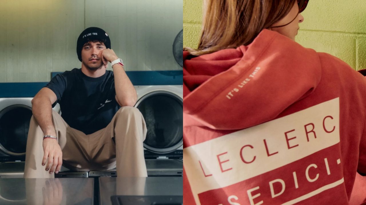 Nova linha de roupas do Charles Leclerc