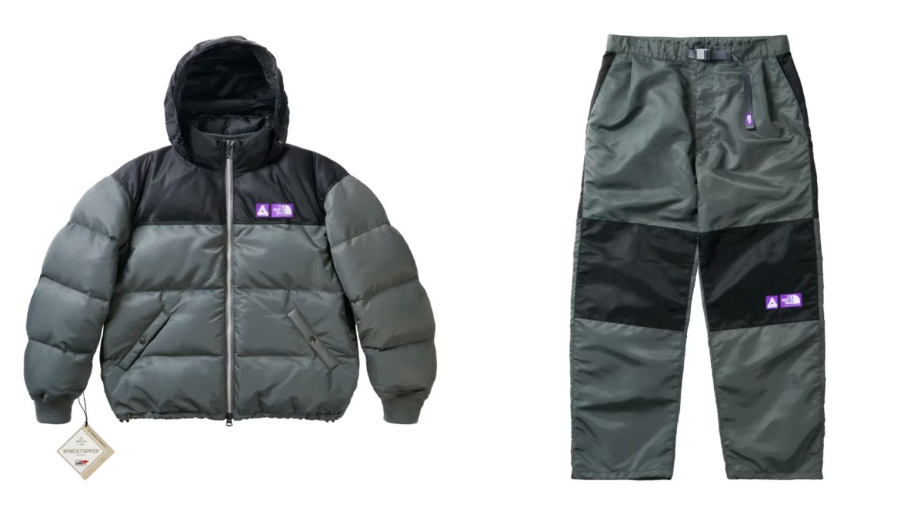 Collab Palace x The North Face Purple Label