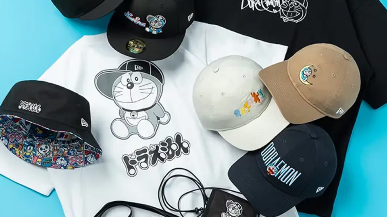 Coleção da New Era com o personagem Doraemon
