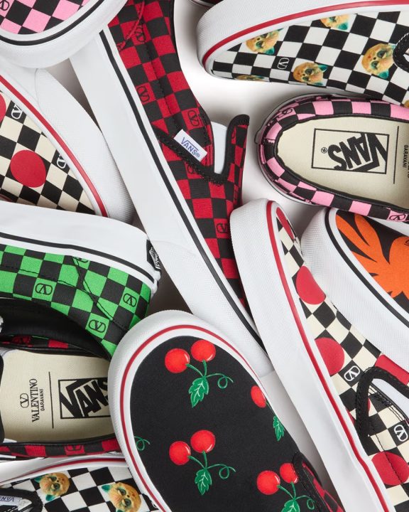 Vans Slip-On para a coleção Cruise 2026 da Valentino