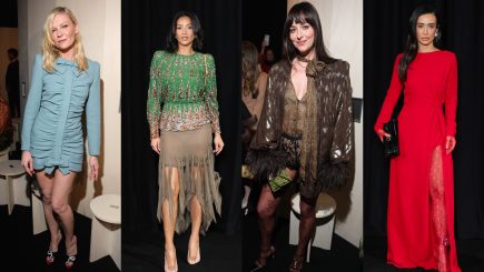 Famosas no desfile de Alta-Costura de Valentino