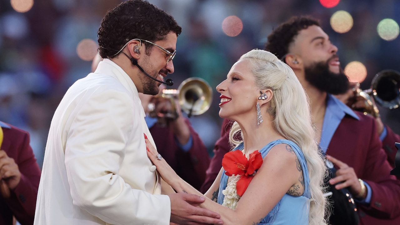 Look de Lady Gaga no Super Bowl