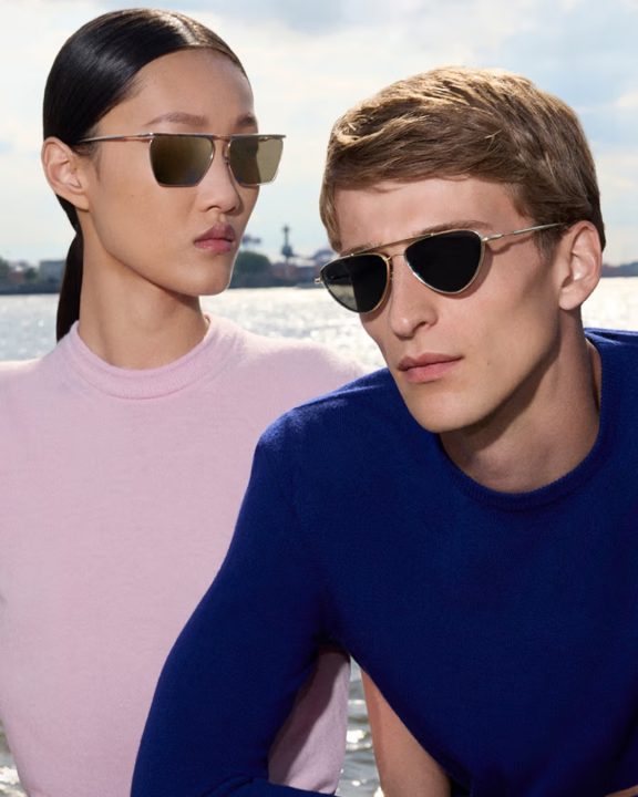 Coleção de óculos Jil Sander x Oliver Peoples traz modernismo europeu e vibe californiana