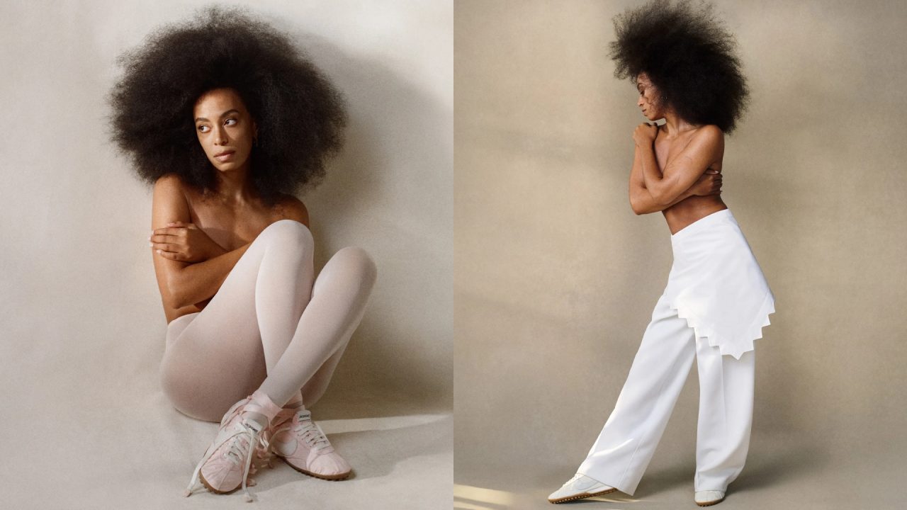 Cantora Solange Knowles é o rosto da nova colaboração Nike x Jacquemus Moon Shoe