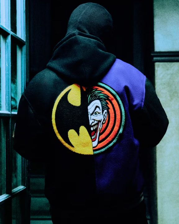 Streetwear de Gotham: OVO e DC Comics lançam coleção inspirada em Batman e Coringa