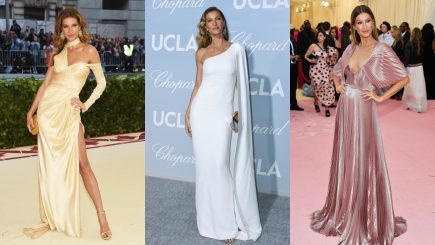 Gisele em red carpet