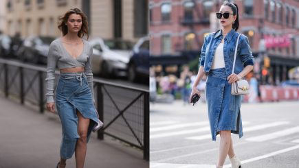 Saia jeans urbana