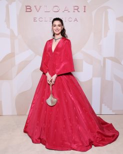 Anne Hathaway no evento da Bvlgari