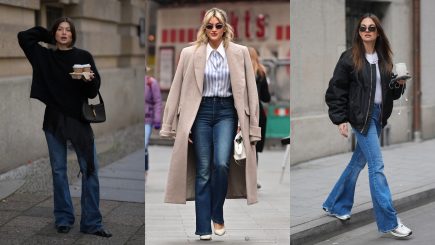Sapatos para usar com o corte de calça