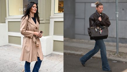 Trench coat e couro