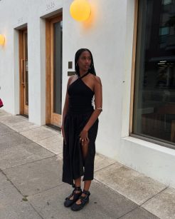 Vestido monocromático
