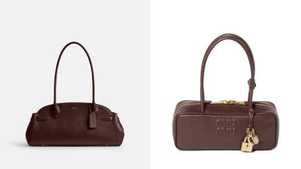 Bolsa de ombro da Coach e da Miu Miu