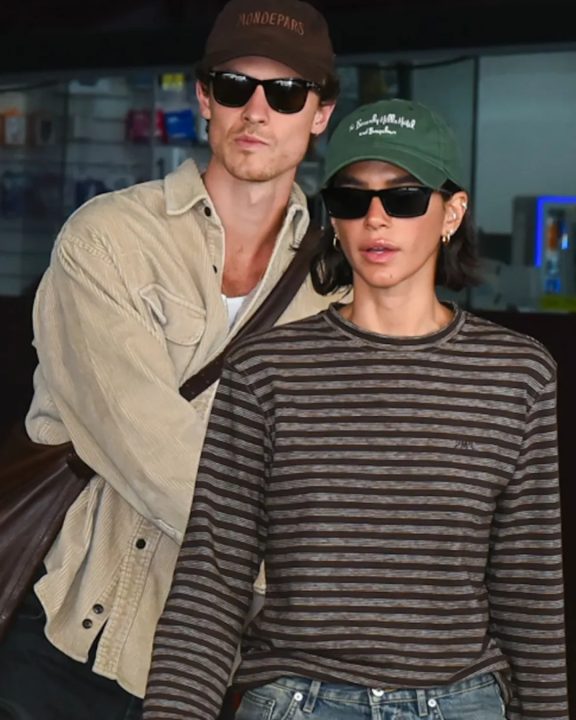 Calça dos anos 70 e boné da Mondepars: Os looks de Bruna Marquezine e Shawn Mendes no RJ