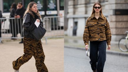 Jeans + estampa de tigre