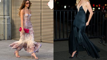 Sapatos para combinar com vestido sereia