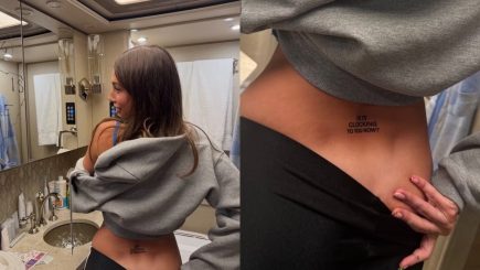 Tatuagem de Hailey par Justin Bieber
