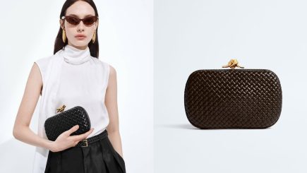 Bolsa clutch Knot da Bottega Veneta