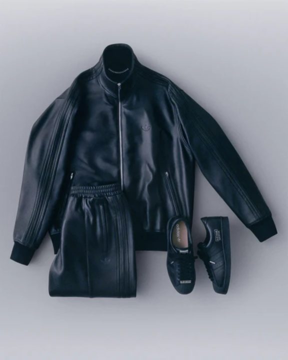 A tendência do couro all black: as peças elegantes da nova coleção da adidas