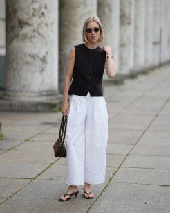 Colete como blusa principal