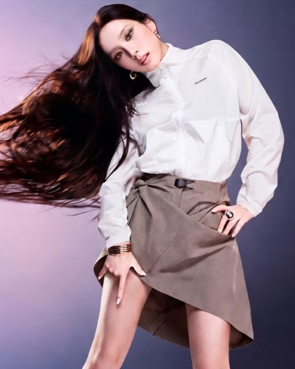Jisoo, estrela do k-pop do grupo BLACKPINK, é a nova embaixadora da Salomon