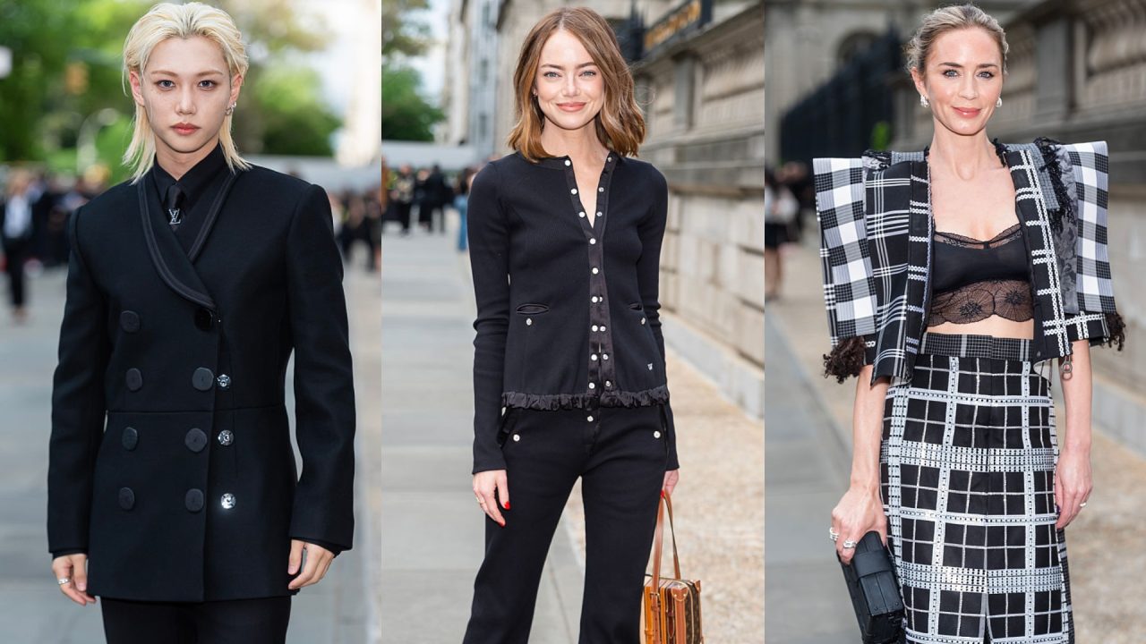 Da alfaiataria às estampas: Felix, Emma Stone, Emily Blunt e mais no desfile da Louis Vuitton
Com alfaiataria repaginada, estrelas apostam em silhuetas estruturadas e cortes precisos no desfile da Louis Vuitton em Nova York