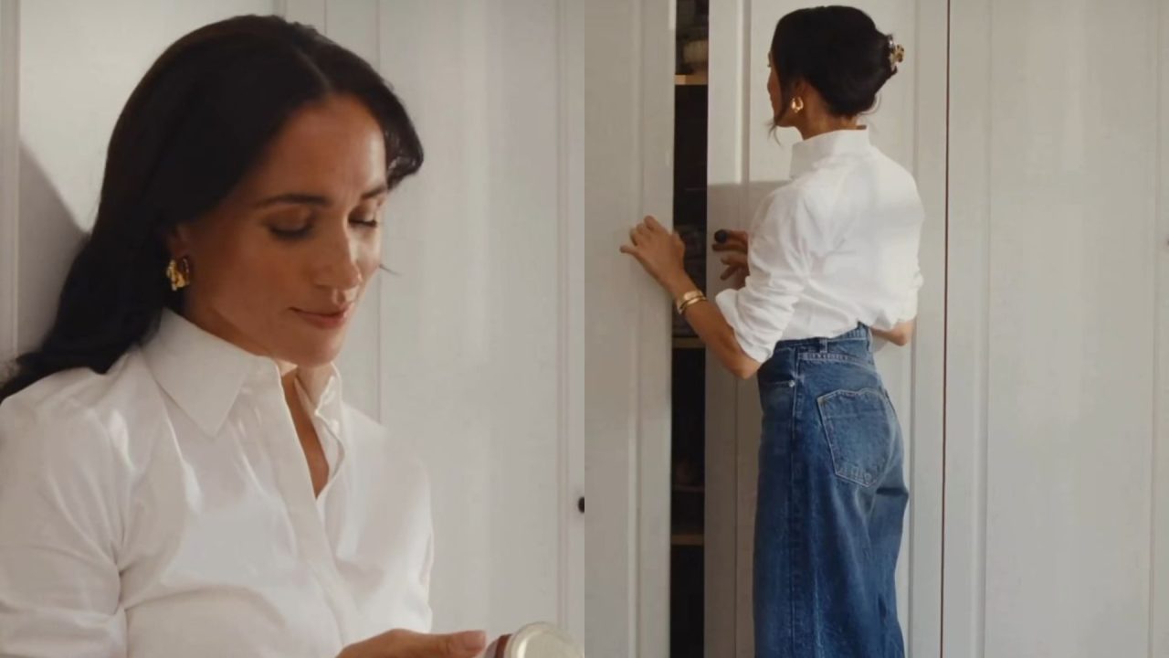 Jeans wide leg de cintura alta: Meghan Markle prova que look continua em alta em 2026