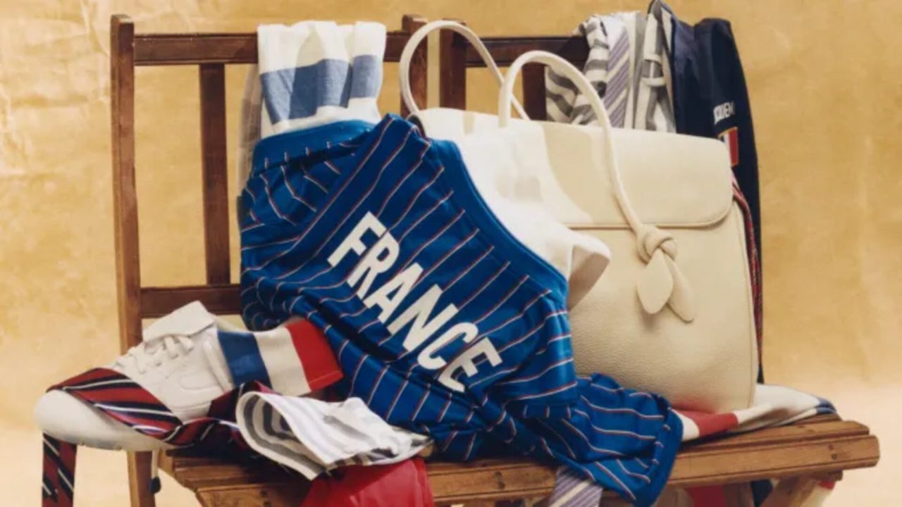 Produtos da colaboração da Jacquemus com a Federação Francesa de Futebol e a Nike. - Reprodução: Divulgação/Jacquemus