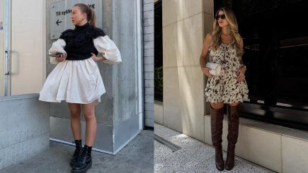 Coturnos e botas de cano alto