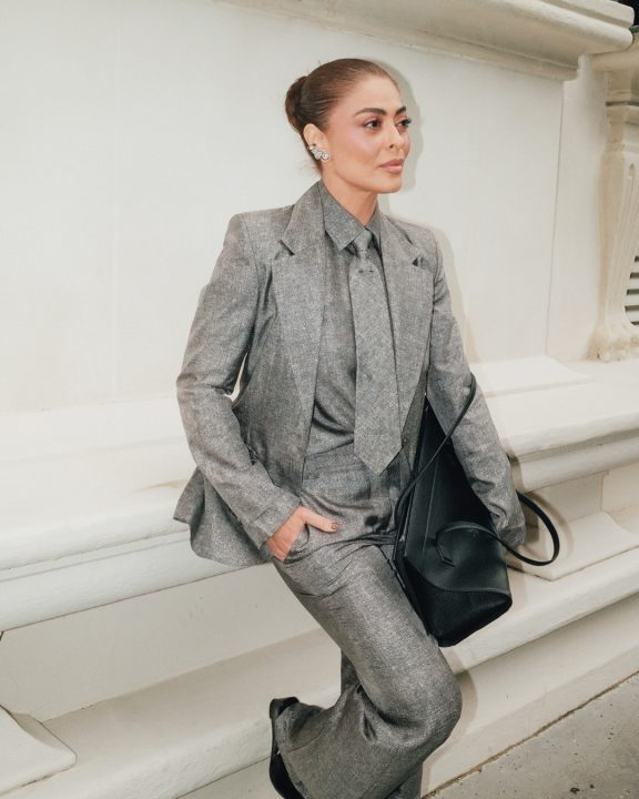 Look de alfaiataria de Juliana Paes