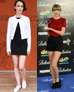 Lily Collins e Taylor Swift