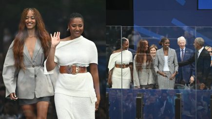 Rara aparição das filhas de Barack e Michelle Obama
