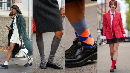 Tipos de meias para usar com mocassim