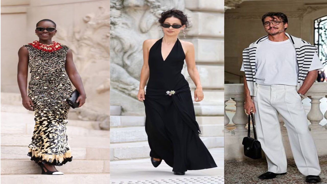 Lupita Nyong’o, Alexa Damie, Pedro Pascal — Foto: Getty Images