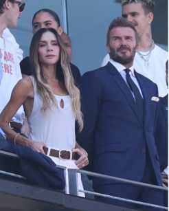 Victoria e David Beckham — Foto: Dan Mullan/Getty Images