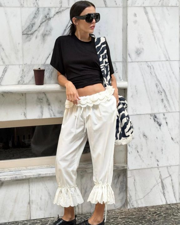 Maxi bolsa da collab entre Lívia Nunes e H&M