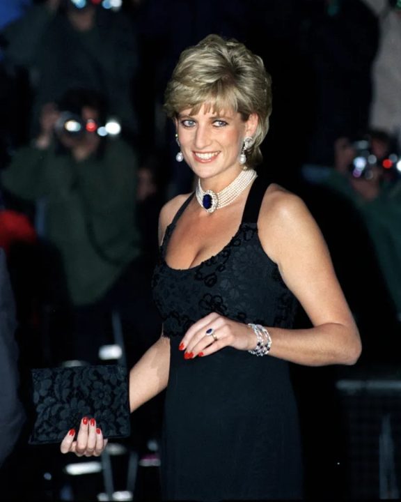 Princesa Diana em 20 de novembro de 1995