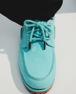 Sapato náutico repaginado - Foto: Divulgação/Timberland/Jacquemus