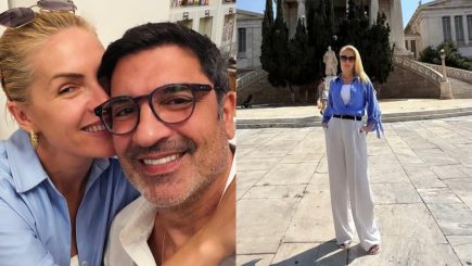 Look de Ana Hickmann na Grécia
