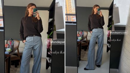 Look de alfaiataria de Sasha Meneghel