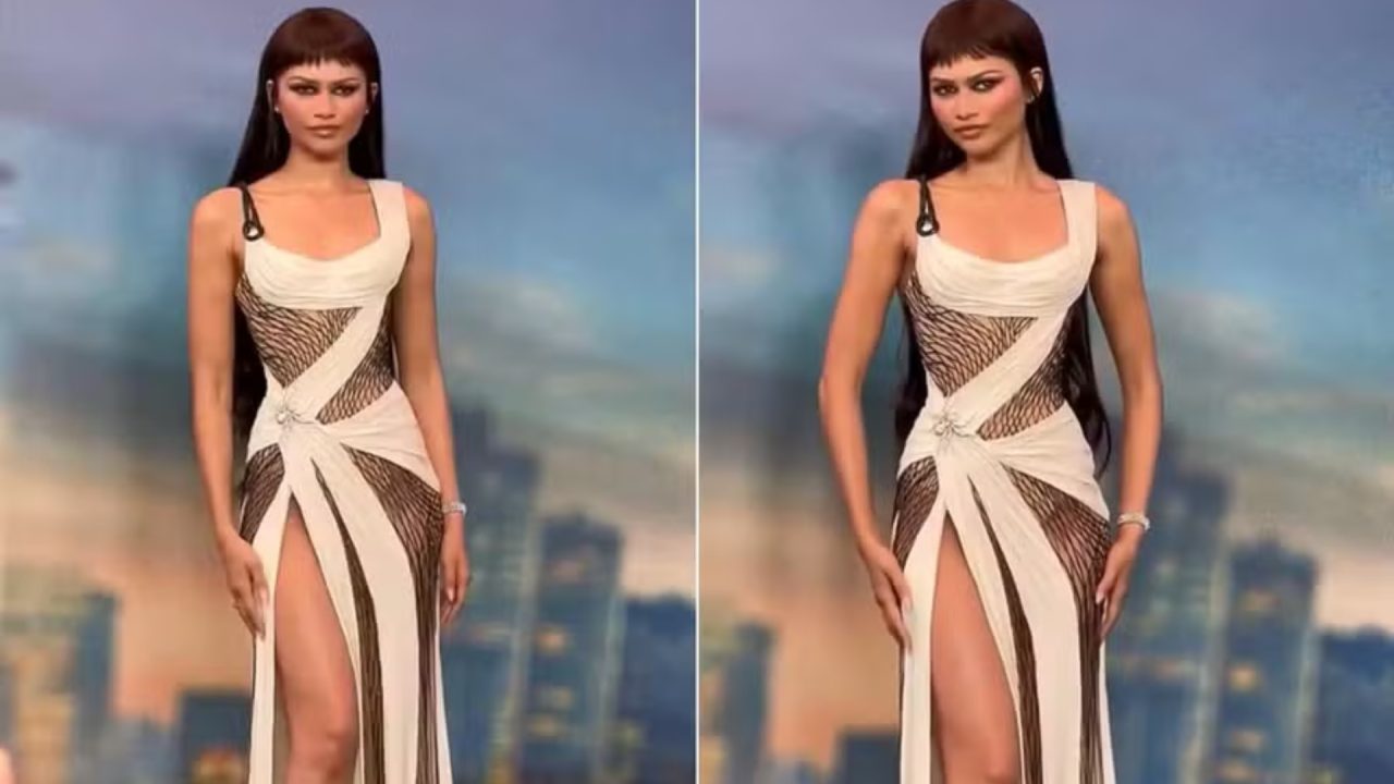 Look de Zendaya em Xangai