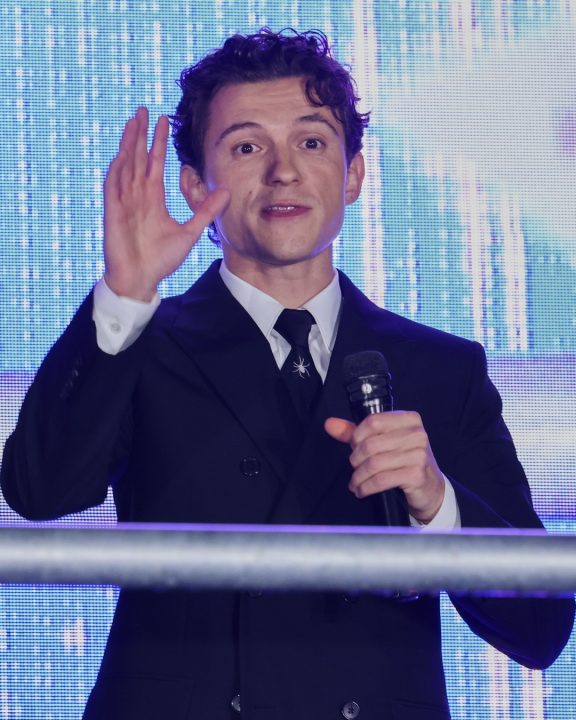 Tom Holland na turnê de "Homem-Aranha"